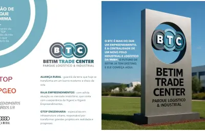 Lotes para galpões em betim mg com áreas de 1.000 m2 à 7.000 m2