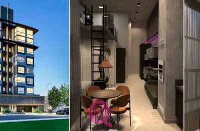 Studios mobiliados e decorados próximo a faculdade unisul
