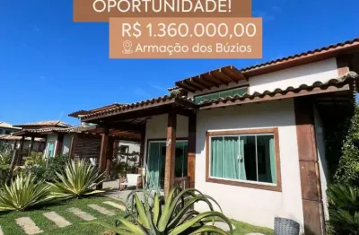 Casa em condomínio para venda em armação dos búzios, manguinhos, 3 dormitórios, 3 suítes, 5 banheiros, 2 vagas