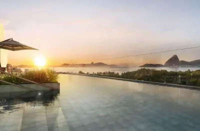 Apartamento garden para venda em rio de janeiro, glória, 2 dormitórios, 2 suítes, 3 banheiros, 2 vagas