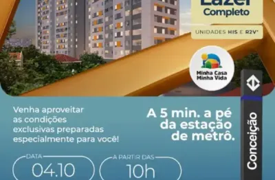 Lançamento studios e apartamentos a 5 min do metrô conceição