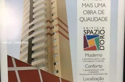 Apartamento para venda em bauru, estoril spazio doro, 2 dormitórios, 1 suíte, 2 banheiros, 1 vaga