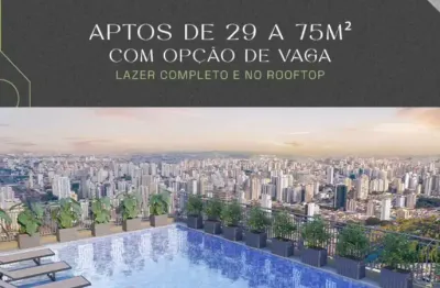 Lançamento na chácara klabin ao lado do metrô  santos-imigrantes. studios 1 a 3 dorms.