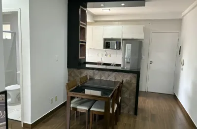 Apto c/ ar condicionado e totalmente mobiliado no Alpha Club Campolim. Lazer completo.