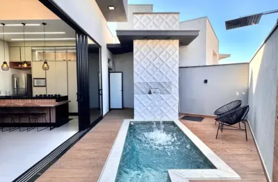 Casa com piscina a venda no condomínio santa mônica iii – mogi guaçu/sp