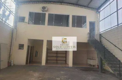 Galpão para alugar, 600 m² por r$ 14.100,00/mês - chácaras reunidas - são josé dos campos/sp