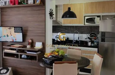 Apartamento com 2 dormitórios à venda, 50 m² por r$ 320.000,00 - conjunto residencial flamboyant - são josé dos campos/sp