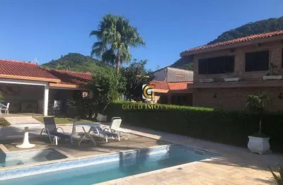 Sobrado com 8 dormitórios à venda, 600 m² por r$ 2.500.000 - sumaré - caraguatatuba/sp