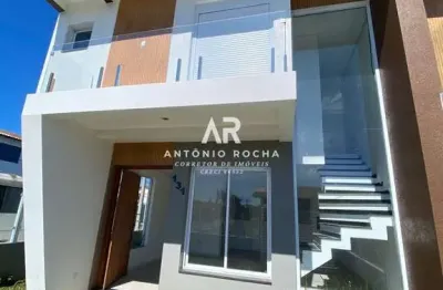 Sobrado de 3 quartos, 95m² no bairro recanto da lagoa, em tramandaí