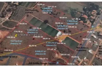 Terreno à venda na Rua Leopoldo Craveiro, 1, Chácaras São José, Goiânia