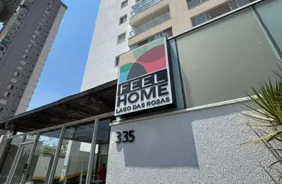 Apartamento no residencial feel home-lago das rosas - setor oeste