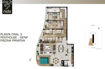 Apartamento com 3 quartos à venda na Rua Samuel Morse, Serrinha, Goiânia