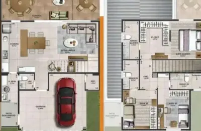 Casa em condomínio fechado com 3 quartos à venda na Aparecida De Goiânia, Go, Brasil, Residencial Jardins Lyon, Aparecida de Goiânia