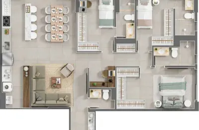 Apartamento com 3 quartos à venda na 12-a, Vila São João, Goiânia