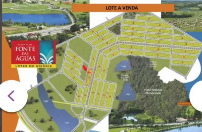 Terreno comercial à venda na Ary José Cascão, Residencial Fonte das Águas, Goiânia