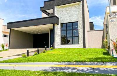 Casa em condomínio fechado com 4 quartos à venda na Alameda Noruega, Terras Alpha Residencial 1, Senador Canedo