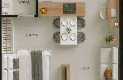 Kitnet / Stúdio à venda na Avenida Castelo Branco, 3554, Setor Bueno, Goiânia