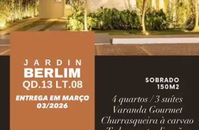 Casa em condomínio fechado com 4 quartos à venda na Afonso Noé, Jardins Berlim, Senador Canedo