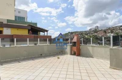 Cobertura para aluguel, 3 quartos, 1 suíte, 2 vagas, estoril - belo horizonte