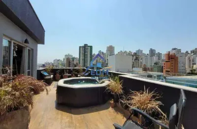 Cobertura para aluguel, 2 quartos, 1 suíte, 3 vagas, buritis - belo horizonte