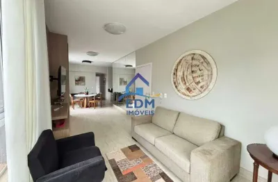 Apartamento 1 quarto mobiliado para aluguel em Santa Lúcia, BH – 54 m² com vaga e elevador