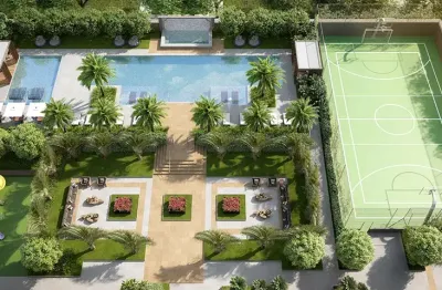 Apto em construção, área de lazer completa, entrega em out/25.