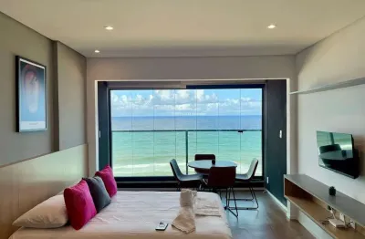 Apartamento com 1 quarto à venda na avenida octávio mangabeira, 10, armação, salvador, 35 m2 por r$ 745.000
