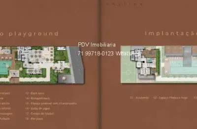 Apartamento com 4 quartos à venda na avenida alphaville, 10, alphaville i, salvador, 203 m2 por r$ 3.300.000