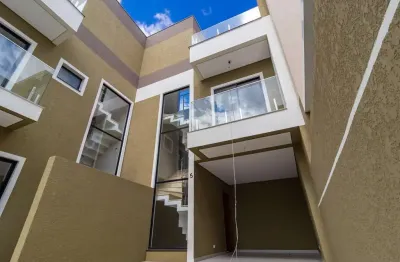 Sobrado para venda em curitiba, uberaba, 3 dormitórios, 1 suíte, 3 banheiros, 2 vagas