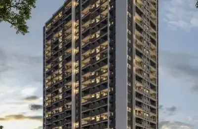 Lindo apartamento com varanda gourmet c/ churrasqueira a carvão.