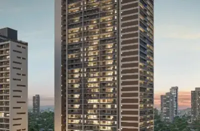 Lindo apartamento com varanda gourmet c/ churrasqueira a carvão.