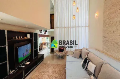 Casa com 3 dormitórios à venda, 306 m² por r$ 1.900.000 - parque primavera - poços de caldas/mg