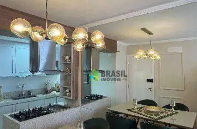 Apartamento com 2 dormitórios à venda, 66 m² por r$ 360.000,00 - jardim country club - poços de caldas/mg