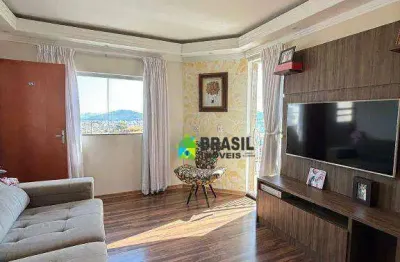 Apartamento com 2 dormitórios à venda, 52 m² por r$ 265.000 - jardim bandeirantes - poços de caldas/mg