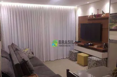 Apartamento com 2 dormitórios à venda, 76 m² por r$ 325.000,00 - residencial morumbi - poços de caldas/mg