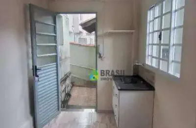 Casa com 1 dormitório para alugar, 21 m² por r$ 500,00/mês - nossa senhora aparecida - poços de caldas/mg