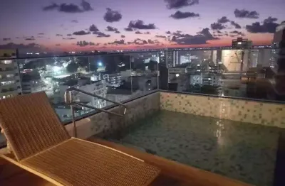 Stúdio luxo à venda mobiliado em condomínio na barra salvador / ba1 quarto 1 suíte 1 banheiro 22m² mesmo ambiente vaga rotativa.  r$ 495.000,00