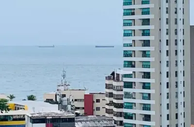 Apto mobiliado 2/4 90m2 a venda/aluguel no morro do gato vista mar nascente 1 suíte 1vaga alto  reformado vend r$ 520.000,00/alug r$ 4.255,00 c/taxas