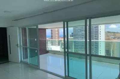 Apartamento a venda 127m2 alto padrão 3 suítes 3 vagas soltas na barra linda vista mar para investidor (imóvel alugado) morro ipiranga r$ 1.600.000,00