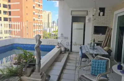 Apartamento cobertura triplex - real parque - 4 suítes - 440m².