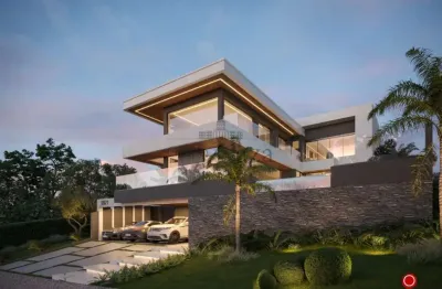 Casa condomínio - urbanova - residencial reserva do paratehy norte - 5 suítes - 550m².