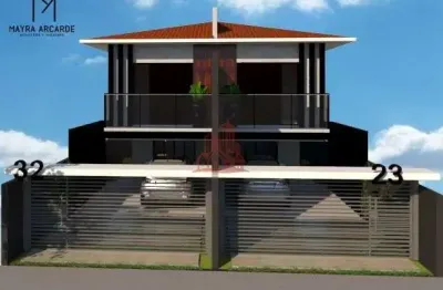 Sobrado com 3 dormitórios à venda, 125 m² por r$ 415.000 - aguassaí - cotia/sp