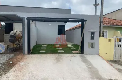 Casa nova com 2 quartos sendo 1 uma suíte à venda, de r$315.000  por r$ 289.000