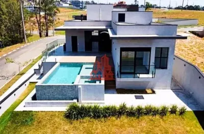 Casa térrea moderna à venda no Condomínio Reserva Santa Maria Nature!