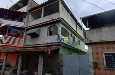 Sobrado com 2 dormitórios à venda por r$ 180.000,00 - barro vermelho - são gonçalo/rj
