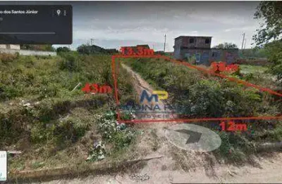 Terreno à venda, 487 m² por r$ 120.000,00 - santa isabel - são gonçalo/rj