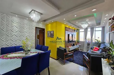 Apartamento com 2 dormitórios à venda, 70 m² por r$ 290.000,00 - nova cidade - são gonçalo/rj