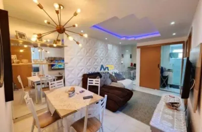 Apartamento com 2 dormitórios à venda, 50 m² por r$ 255.000,00 - maria paula - são gonçalo/rj