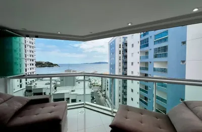 Apartamento a venda em itapema centro com vista mar permanente!!