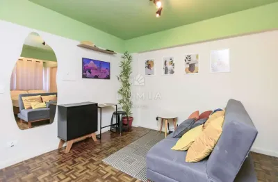 Kitnet / stúdio à venda na rua nilo cairo, 232, centro, curitiba, 21 m2 por r$ 190.000